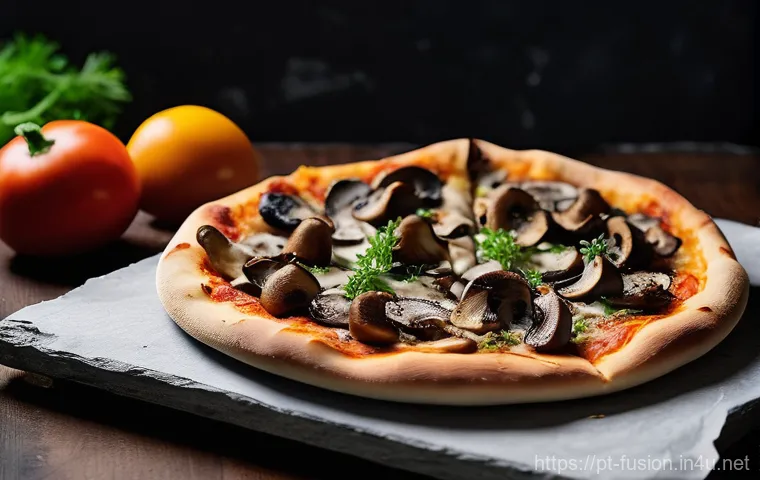 퓨전 피자 한정판 메뉴 - An exquisite dessert pizza featuring a delicate, slightly sweet crust, generously spread with a base...